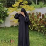 Simple flared abaya
