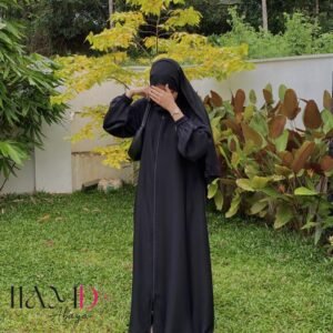 Simple flared abaya