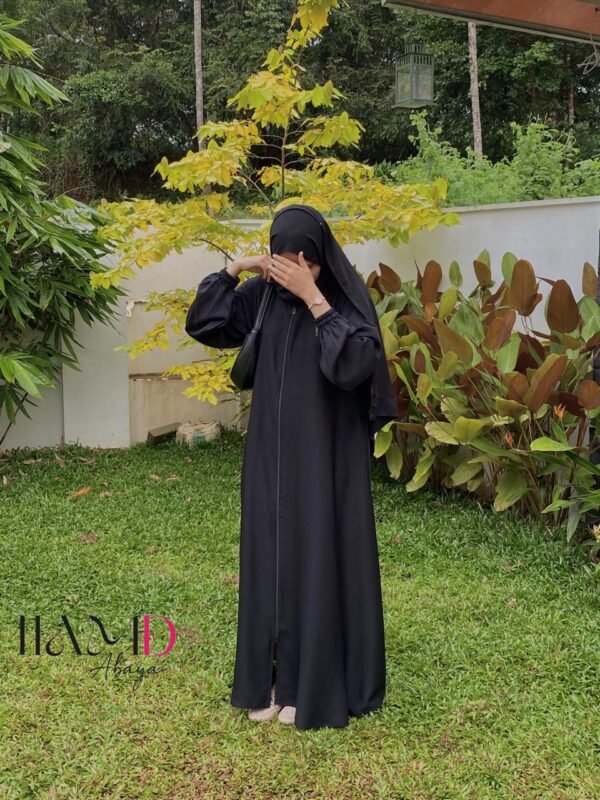Simple flared abaya